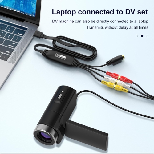 USB video capture card driver-free AV signal capture data usb capture card Android WIN11 available, suitable for Mac/Windows 2000/10/8/7/Vista/XP