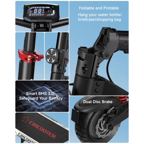 Circooter Landturbo Off-Road 2025 New Release Electric Scooter - Pewter Silver