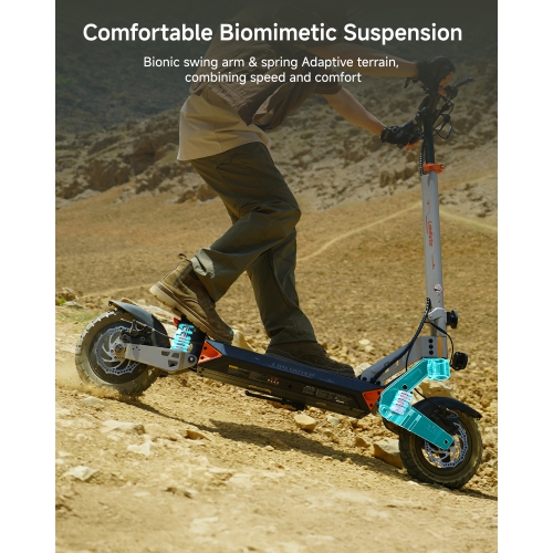 Circooter Landturbo Off-Road 2025 New Release Electric Scooter - Pewter Silver