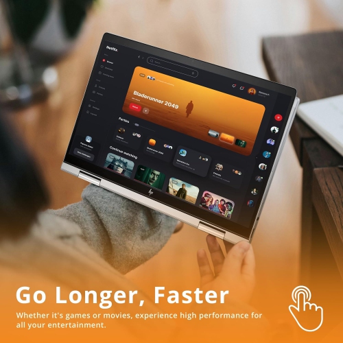 Open Box - HP Envy x360 2-in-1 14" FHD Touchscreen Laptop, Intel 7 150U, 1TB PCIe SSD, 16GB RAM, Backlit Keyboard, Fingerprint Reader, Webcam, Wi-Fi