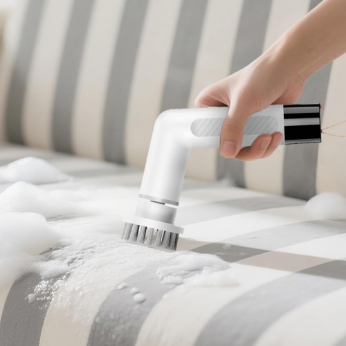 Portable Mini Electric Cleaning Brush, Multi-Function Handheld Automatic USB Rechargeable for Kitchen and Bathroom