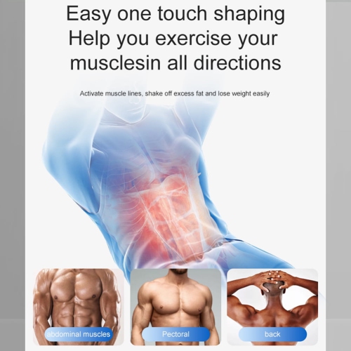 EMS Abdominal Muscle Stimulator Belt - 10 Modes, 30 Intensity Levels, Rechargeable, for Fat Burning, Toning & Recovery - Works on Waist, Abs, Chest &