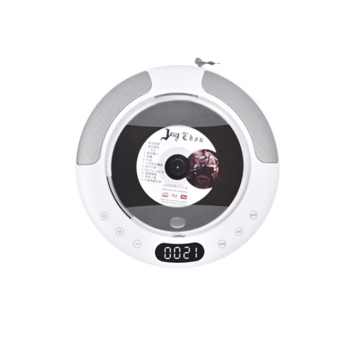 CHSSHA00  Portable CD Player, Rechargeable CD Player With Built-In Speaker, Bluetooth And Fm Radio, Wall Mount CD Player With Remote Control