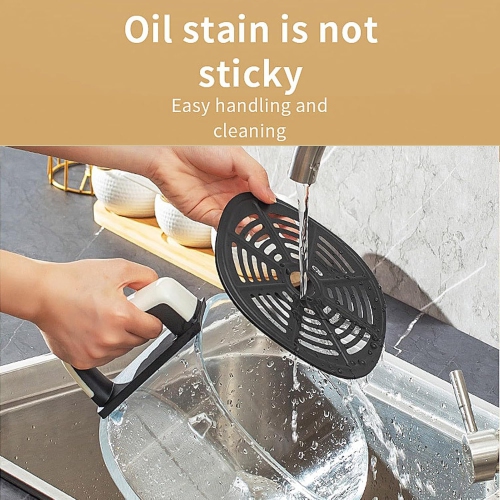 1350W high-power air fryer 4.5L home use oil-free healthy frying multifunctional electric fryer - yellow