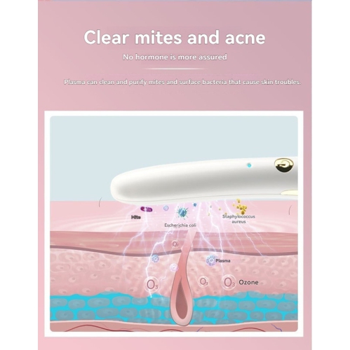 Plasma skin repair beauty instrument - whitening and ozone acne removal instrument, sensitive skin care, remove mites and acne, USB charging, improve