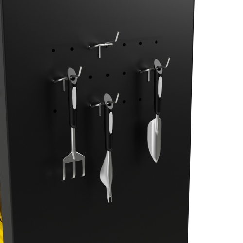 Gymax Rolling Steel Tool Chest 5-Drawer Tool Storage Cabinet w/ Hanging Holes