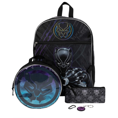 Marvel Comics Black Panther 5-Piece Backpack Set