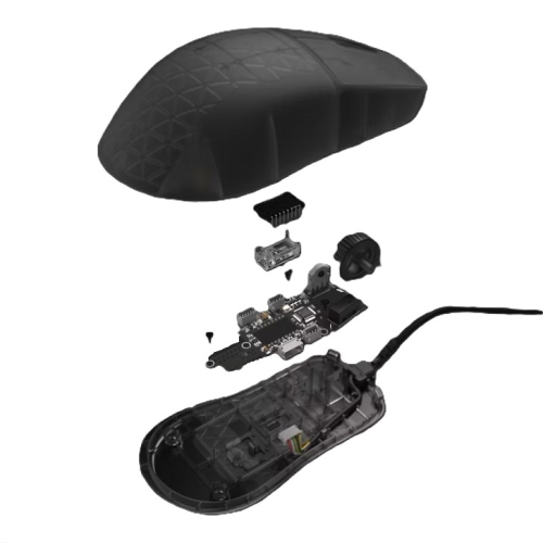 End Game Gear OP1 8K v2 Wired Optical Gaming Mouse - Lightweight 49.5g, 30000 DPI, Dark Frost