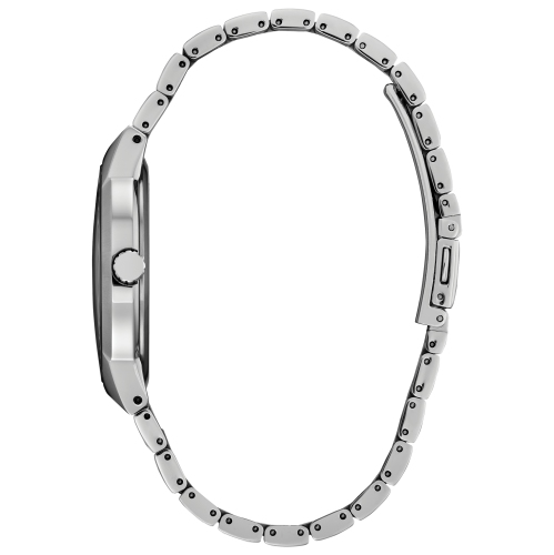 Citizen Star Wars Mens Millennium Falcon Hyperdrive Eco-Drive Watch 40mm Silver-Tone Stainless Steel Case and Bracelet with Black Dial