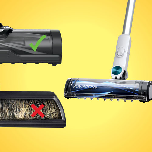 Aspirateur-balai sans fil à brosse rotative Clean & Empty de Shark - Blanc/Bleu paon