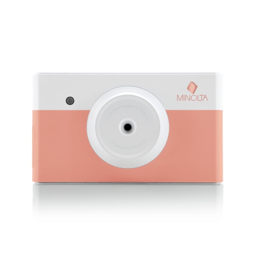 Appareil photo Instapix Print de Minolta avec imprimante, sac photo, chiffon de nettoyage en microfibre de Diginerds, ensemble