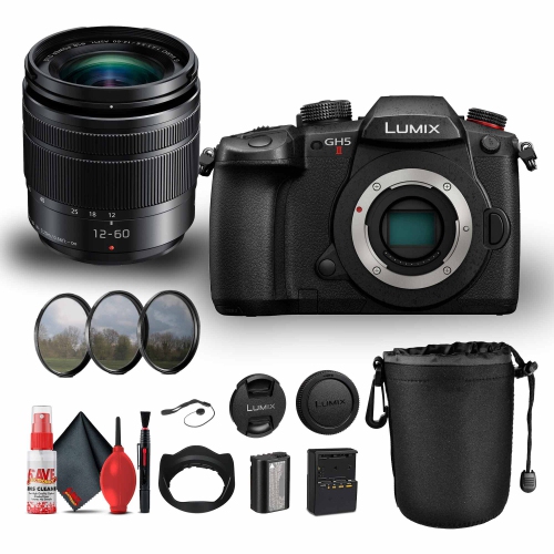 Panasonic Lumix GH5 II Mirrorless Camera with 12-60mm f/3.5-5.6 Bundle