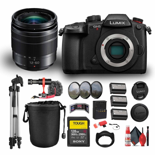 Panasonic Lumix GH5 II Mirrorless Camera with 12-60mm f/3.5-5.6 Bundle