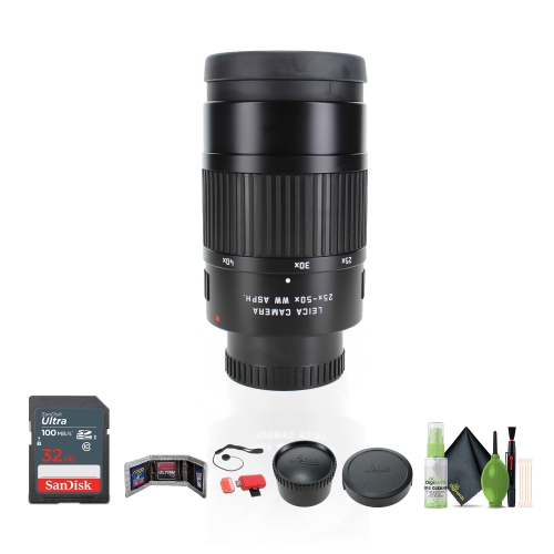 Oculaire asphérique 25-50x WW de Leica pour Televid + Bundle