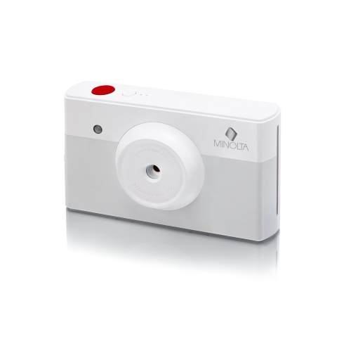 Minolta Instapix Print Camera with Printer, Camera Bag, Diginerds Microfiber Cleaning Cloth, Bundle