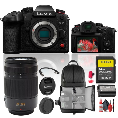 Panasonic Lumix GH6 Mirrorless Camera BUNDLE