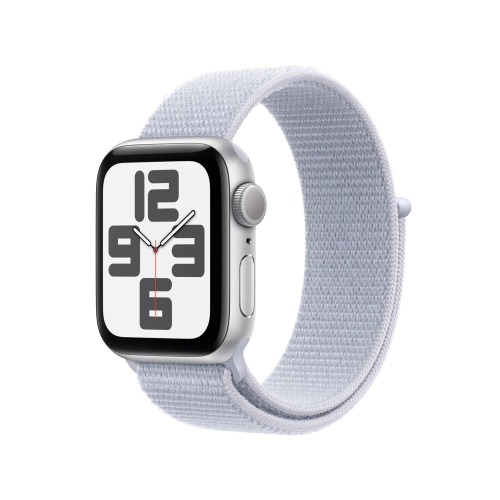 APPLE  Refurbished (Fair) - Watch Se (Gps) 40MM Silver Aluminum Case With Cloud Sport Loop In Blue