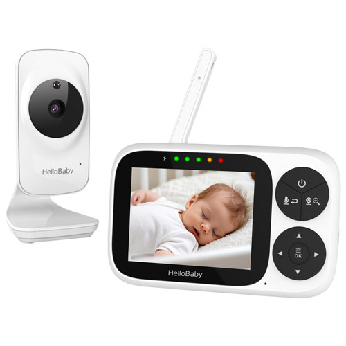 HelloBaby 3.2" Video Baby Monitor with Two-Way Communication