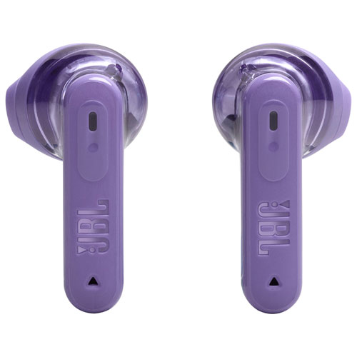 Écouteurs boutons 100 % sans fil à suppression du bruit Tune Flex 2 édition Ghost de JBL - Violet fantôme