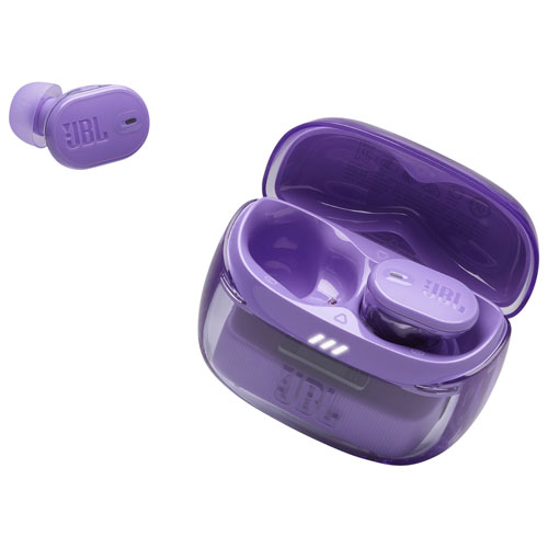 JBL Tune Buds 2 Ghost Edition In-Ear Noise Cancelling True Wireless Earbuds - Ghost Purple