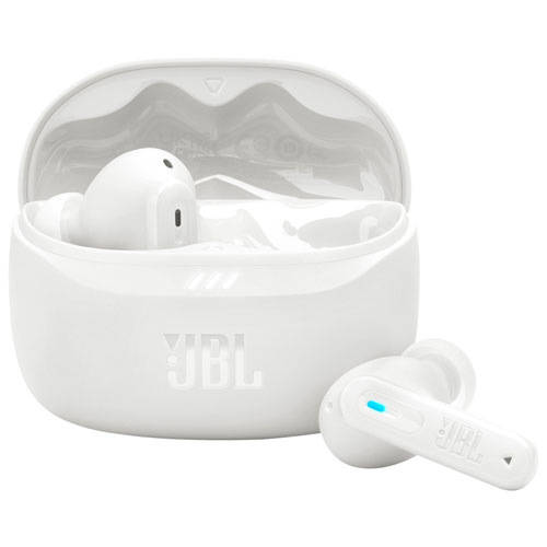 Écouteurs boutons 100 % sans fil à suppression du bruit Tune Beam 2 de JBL - Blanc