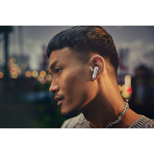 JBL Tune Beam 2 Ghost Edition In-Ear Noise Cancelling True Wireless Earbuds - Ghost White