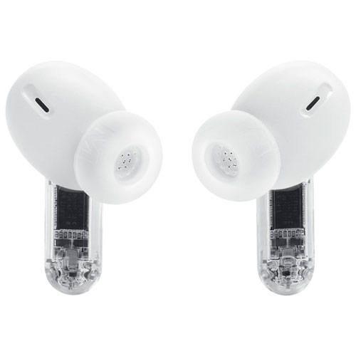 JBL Tune Beam 2 Ghost Edition In-Ear Noise Cancelling True Wireless Earbuds - Ghost White