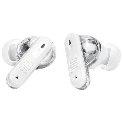 JBL Tune Beam 2 Ghost Edition In-Ear Noise Cancelling True Wireless Earbuds - Ghost White