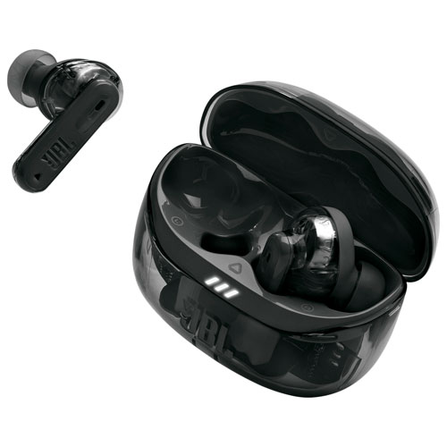 JBL Tune Beam 2 Ghost Edition In-Ear Noise Cancelling True Wireless Earbuds - Ghost Black