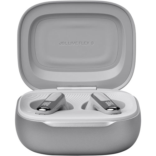 JBL Live Flex 3 In-Ear Noise Cancelling True Wireless Earbuds - Silver