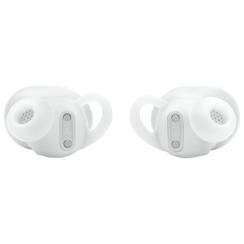 Écouteurs boutons 100 % sans fil à suppression du bruit Endurance Race 2 de JBL - Blanc