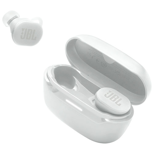 Écouteurs boutons 100 % sans fil à suppression du bruit Endurance Race 2 de JBL - Blanc