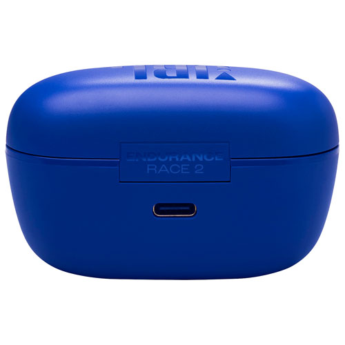 Écouteurs boutons 100 % sans fil à suppression du bruit Endurance Race 2 de JBL - Bleu