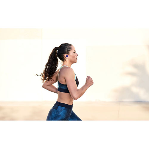 Écouteurs boutons 100 % sans fil à suppression du bruit Endurance Race 2 de JBL - Bleu