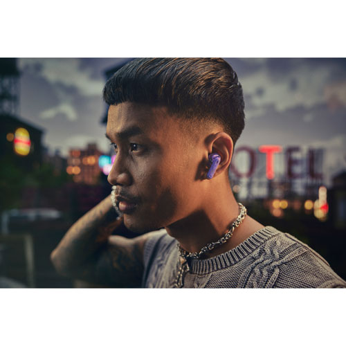 Écouteurs boutons 100 % sans fil à suppression du bruit Tune Flex 2 édition Ghost de JBL - Blanc fantôme