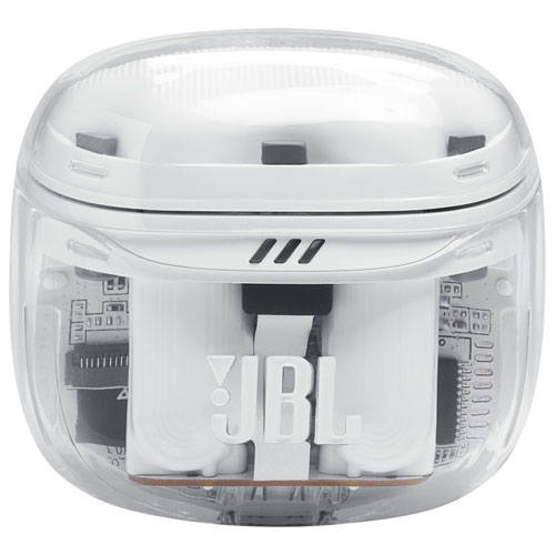 Écouteurs boutons 100 % sans fil à suppression du bruit Tune Flex 2 édition Ghost de JBL - Blanc fantôme