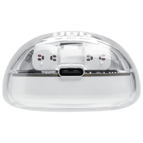 Écouteurs boutons 100 % sans fil à suppression du bruit Tune Flex 2 édition Ghost de JBL - Blanc fantôme