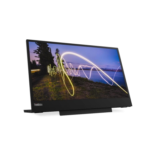 Lenovo ThinkVision M15 15.6" FHD 60Hz 14ms GTG IPS LED Monitor - Raven Black -