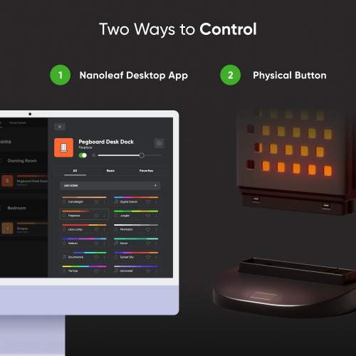 Nanoleaf Pegboard Desk Dock