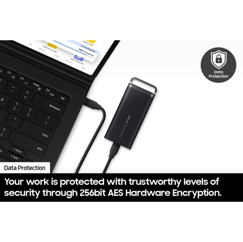 Open box - SAMSUNG T5 EVO Portable SSD 2TB, USB 3.2 Gen 1 External Solid State Drive, Seq. Read Speeds Up to 460MB/s for Gaming and Content Creation,