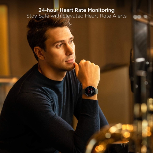 Amazfit GTR 2E in Green Smartwatch with 24H Heart Rate Monitor, Sleep, Stress and SpO2 Monitor, Activity Tracker Sports Watch with 90 Sports Modes,