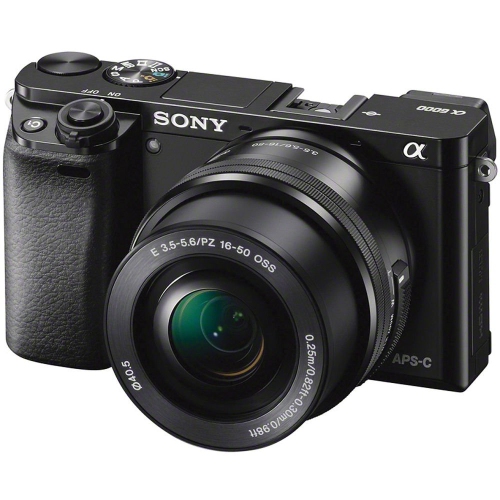 Open Box - Sony Alpha a6000 Mirrorless Digital Camera - Black + 16-50mm Lens Starter Bundle 02
