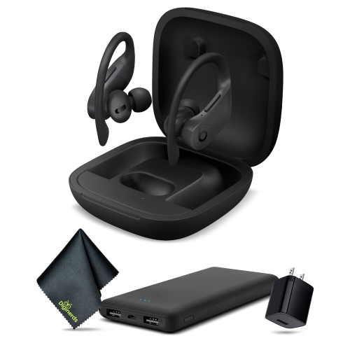 BEATS BY DR. DRE  Powerbeats Pro In-Ear Wireless Headphones (Black) Bundle With Accessories