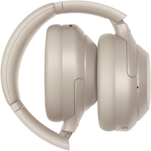 Refurbished - Sony WH-1000XM4 Wireless Noise-Cancelling Over-Ear Headphones - Silver
