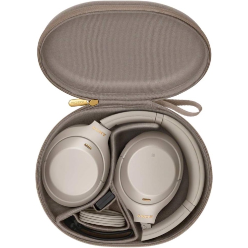 Refurbished - Sony WH-1000XM4 Wireless Noise-Cancelling Over-Ear Headphones - Silver