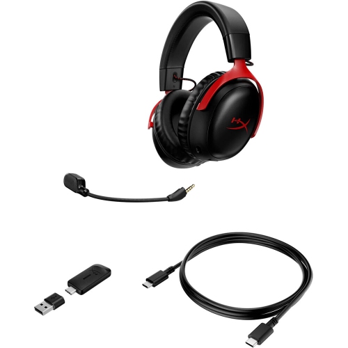 HyperX Cloud III Wireless Gaming Headset for PC, PS5, PS4 With Microphone -Black