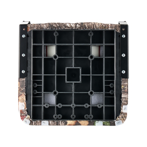 VEVOR Boat Seat, High Backrest, Folding Fishing Boat Seat with Thickened Sponge Cushion & PU Polyester Fabric, Aluminum Alloy Hinges, Flip Up Boat