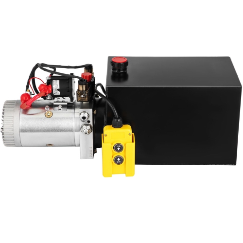 VEVOR 12V Hydraulic Pump Double Acting Hydraulic Power Unit DC Dump Trailer Pump 3200PSI Hydraulic Power Unit for Dump Trailer Car Lifting