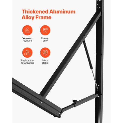 VEVOR 10' Motorized RV Awning Complete Kit, Retractable Awning with Aluminum Alloy Frame, Outdoor Trailer Awning, Fit for Most RVs(Black Fade)