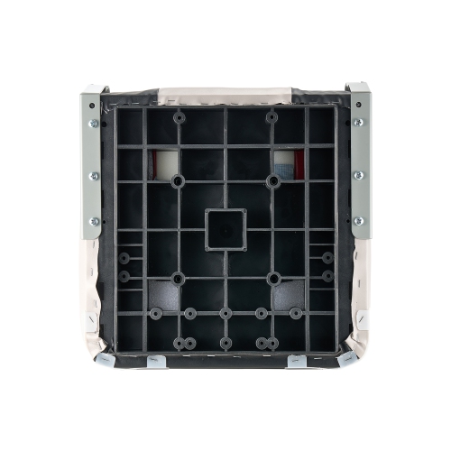 VEVOR Boat Seat, High Backrest, Folding Fishing Boat Seat with Thickened Sponge Cushion & Waterproof PVC Leather, Aluminum Alloy Hinges, Flip Up Boat